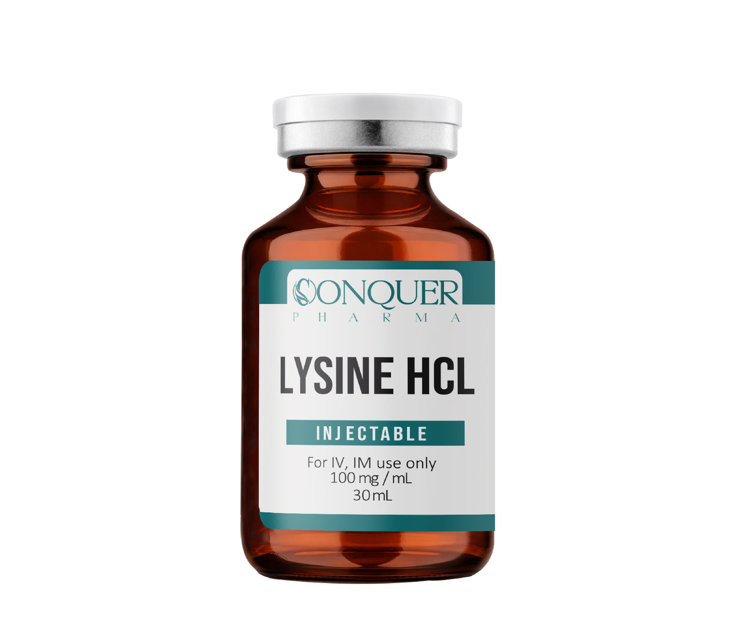 Lysine HCL 100mg/mL 30mL Conquer Pharma Intravenous, Intramuscular
