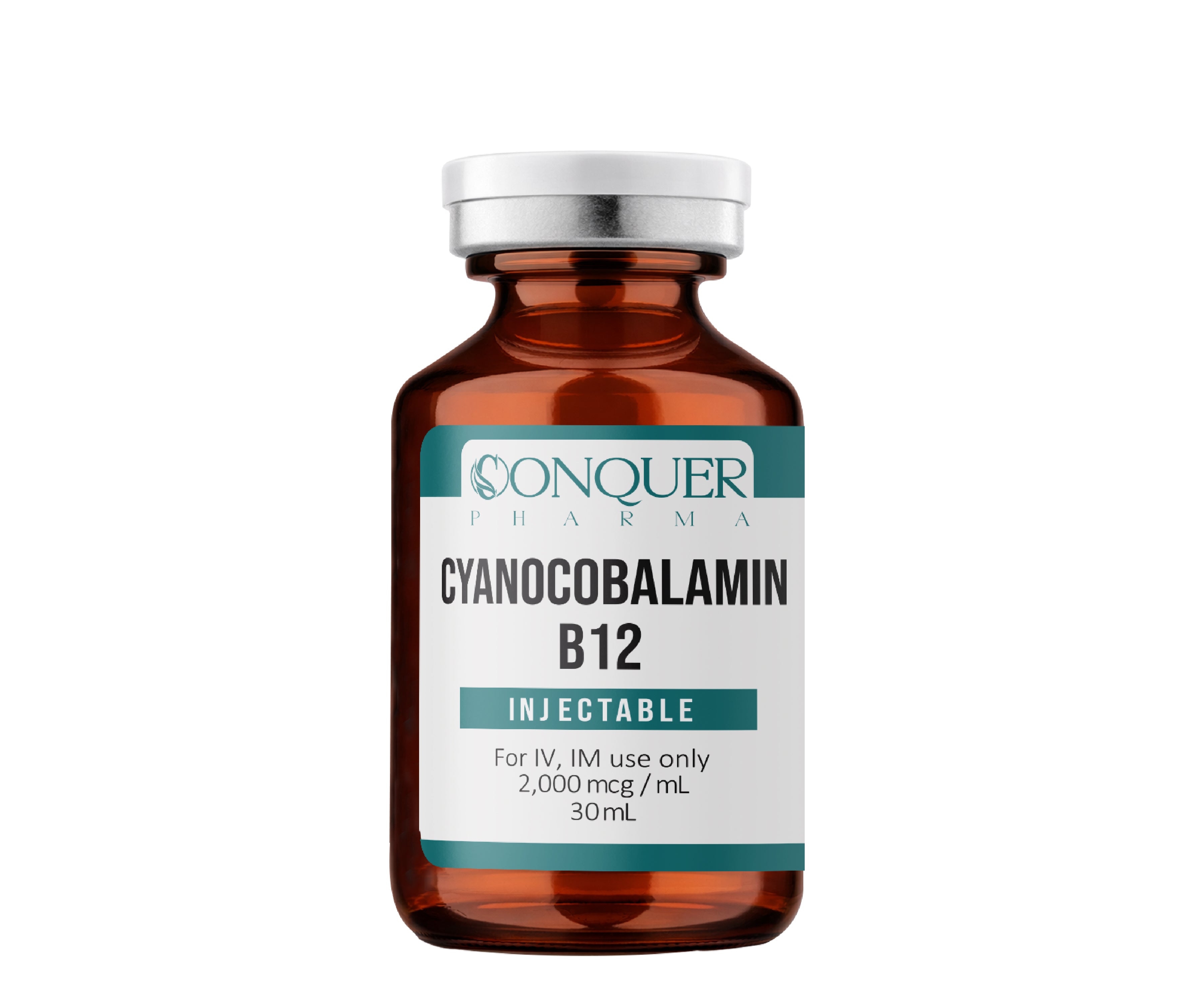 Cyanocobalamin (b12) Injection 2,000 mcg/mL 30mL Conquer Pharma Intrav My Store Cyanocobalamin (b12) Injection 2,000 mcg/mL 30mL Conquer Pharma Intrav My Store