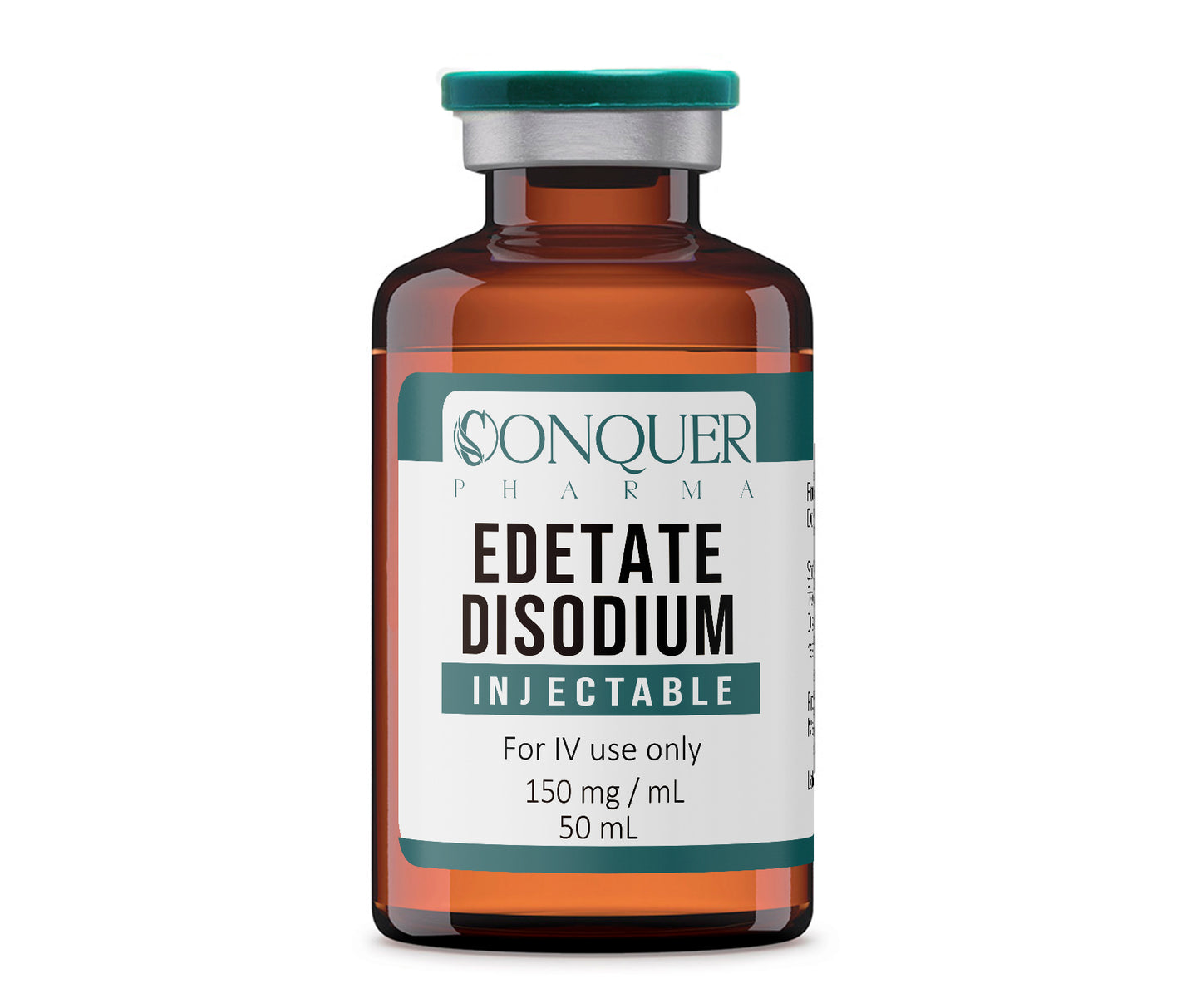 Edetate Disodium (EDTA for chelations) 150mg/mL IV 50mL Conquer Pharma Multi-dose vial