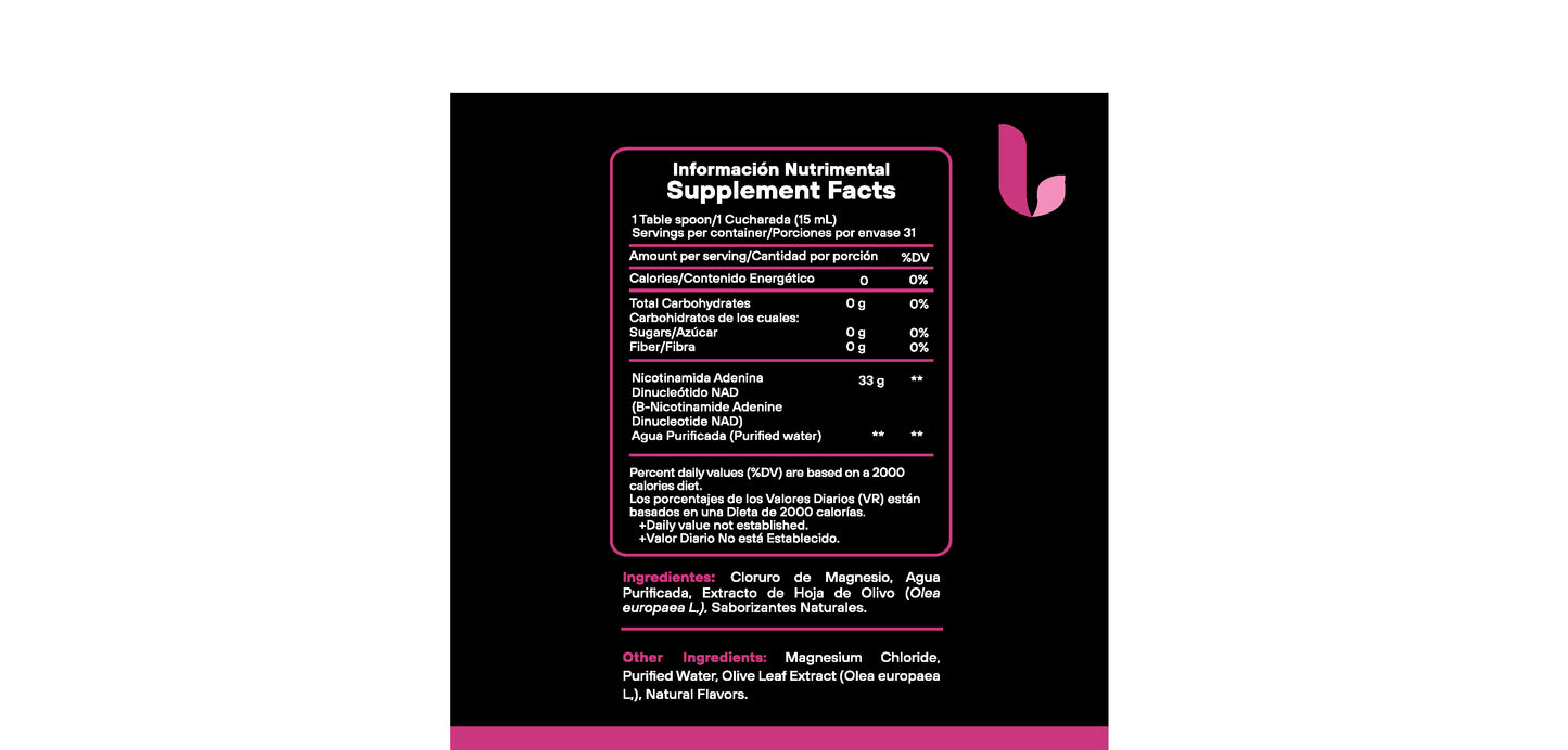 Nano Liposomal NAD+ Superior Absorption, for Cellular Energy, Healthy Aging 473ml