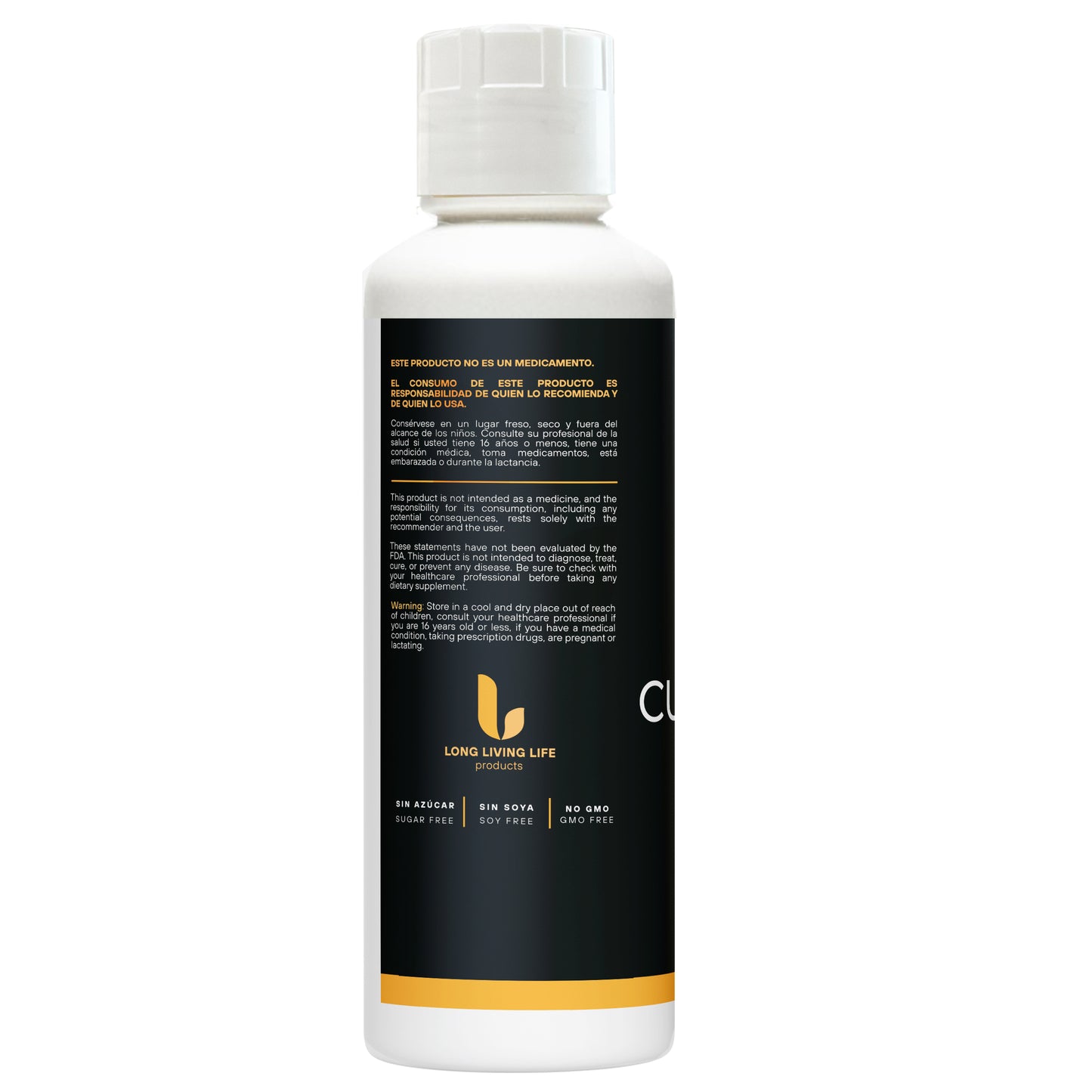 Nano Liposomal Curcumin Plus fortified with Glucosamine, MSM, Boron, Zinc, Ginger, Boswellia 473 mL.