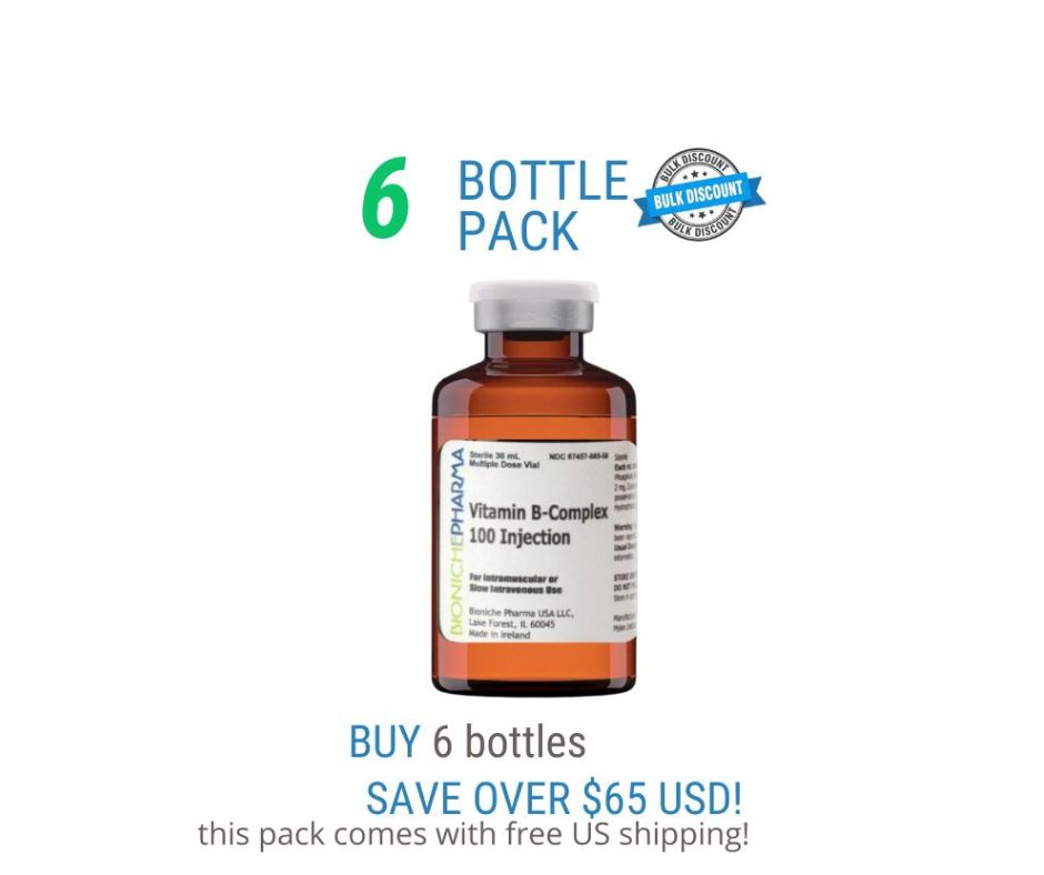 6 Pack Offer –Vitamin B Complex Injectable 30ml