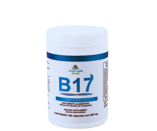 Vitamin B17 (amygdalin / laetrile) 500mg 100 Capsules