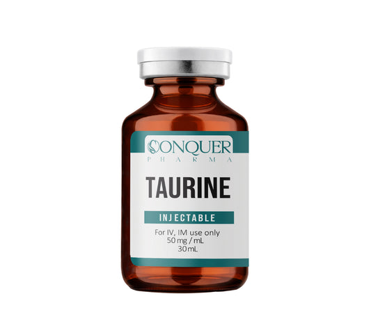 Taurine 50mg/mL 30mL Conquer Pharma Intravenous, Intramuscular