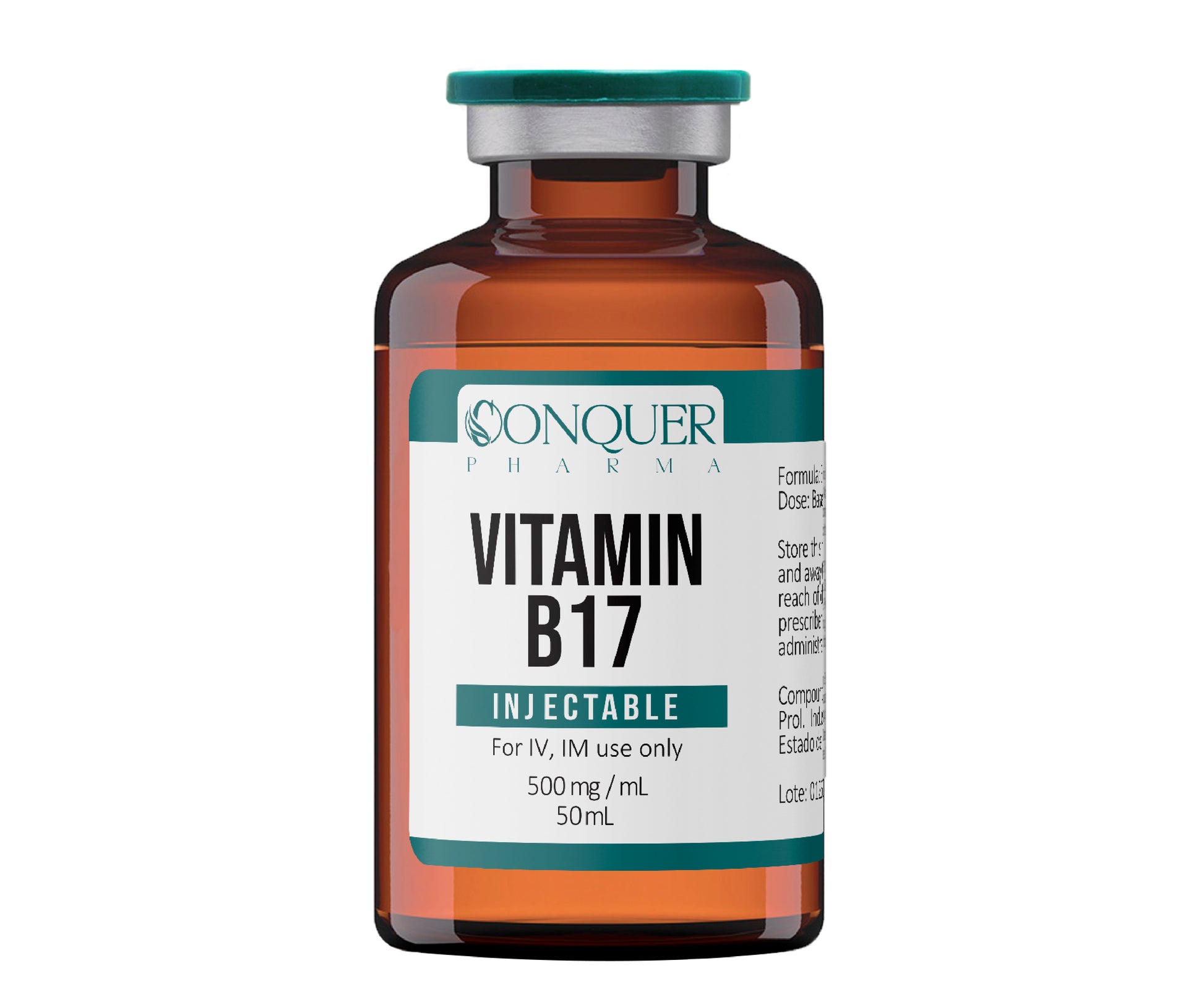 Vitamin B17 (amygdalin / laetrile) 500mg/mL IV 50mL Conquer Pharma Mul – My Store