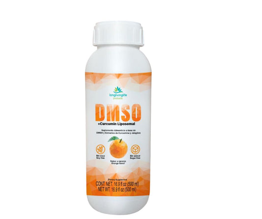 Nano Liposomal DMSO + Curcumin and Ginger Extracts Potent Anti-inflammatory Mix 650mL