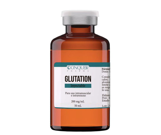 Glutathione Injectable 200mg/mL 50 mL Conquer Pharma Intramuscular and Intravenous Multi-dose vial