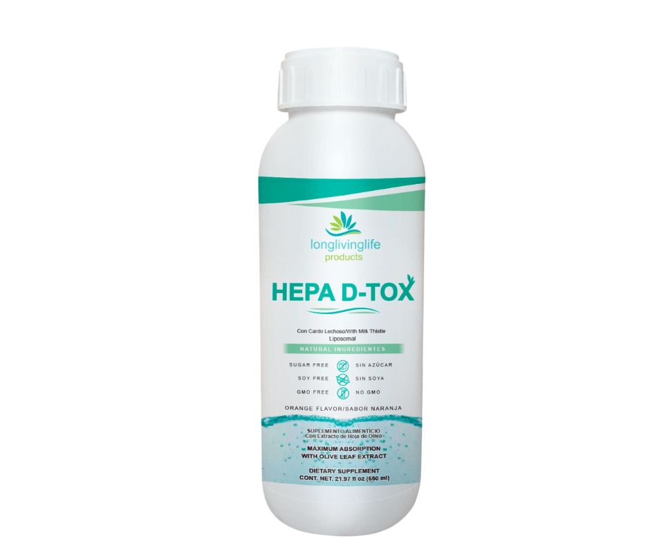 Nano Liposomal Hepa D-Tox (Liver Support)-Milk Thistle + Sarsaparrilla 650mL