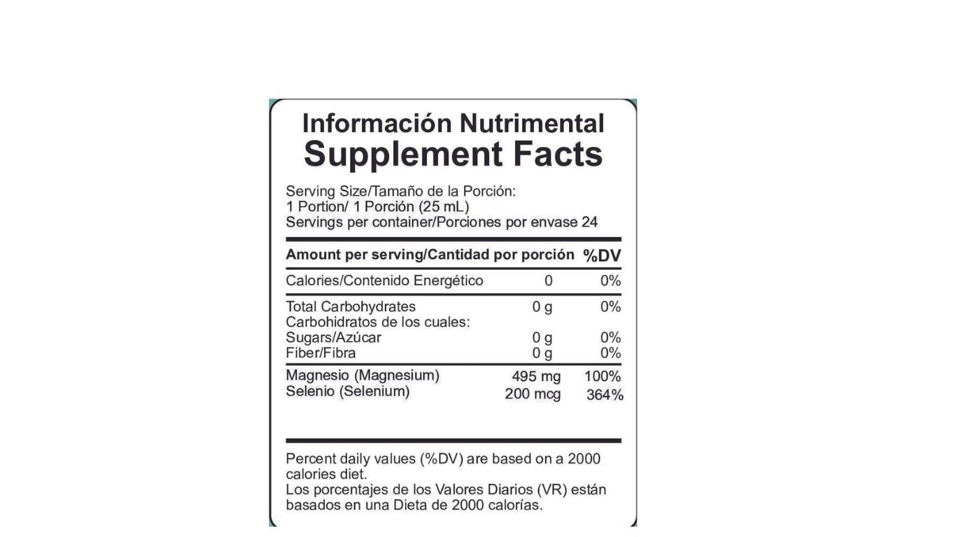 Nano Liposomal Magnesium Complex Fortified with Selenium, Minerals Mix 650mL